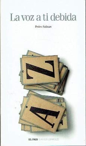 Portada del libro de La Voz a ti debida