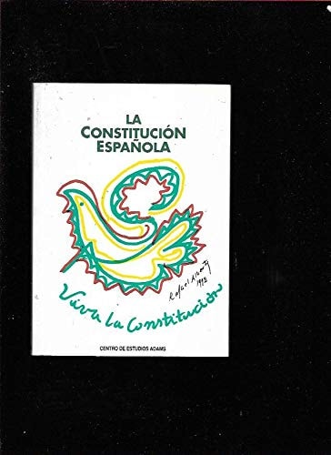 Portada del libro de La Constitución española