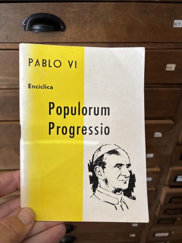 Portada del libro de POPULORUM PROGRESSIO ENCICLICA