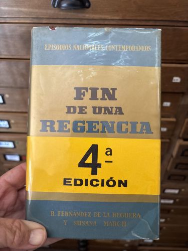 Portada del libro de FIN DE UNA REGENCIA