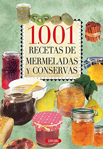 Portada del libro de 1001 recetas de mermeladas y conservas