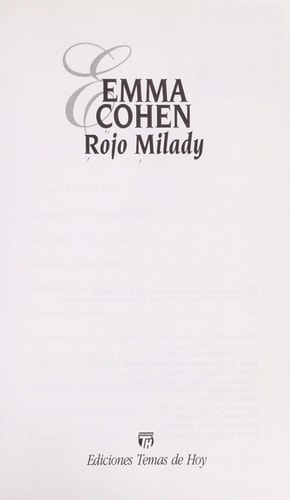 Portada del libro de Rojo milady (Nueva novela romántica) (Spanish Edition)