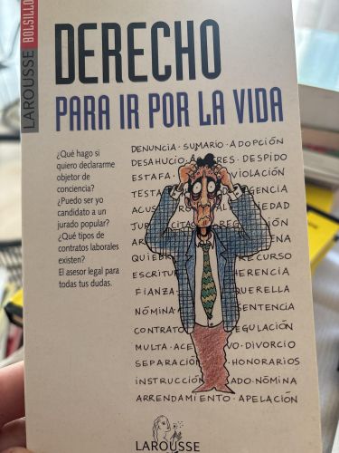 Portada del libro de Derecho para ir por la vida