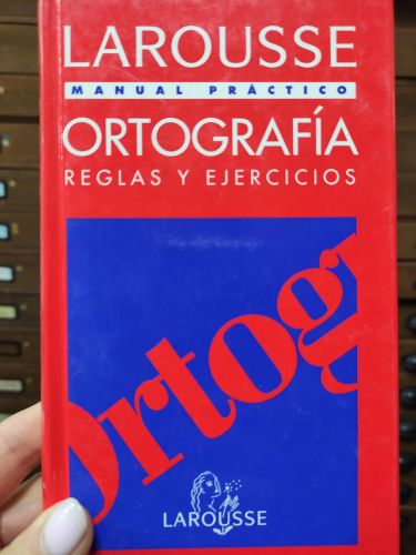 Portada del libro de Ortografía reglas y ejercicios