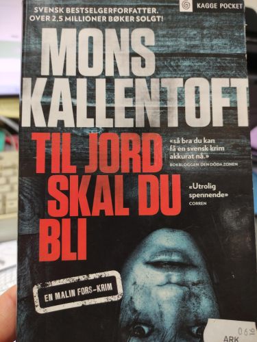 Portada del libro de Til jord skal du bli