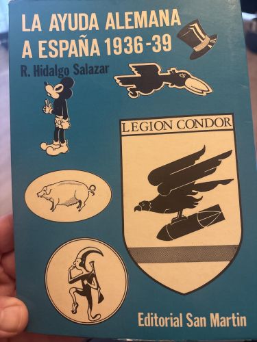 Portada del libro de Ayuda Alemana a España 1936-39