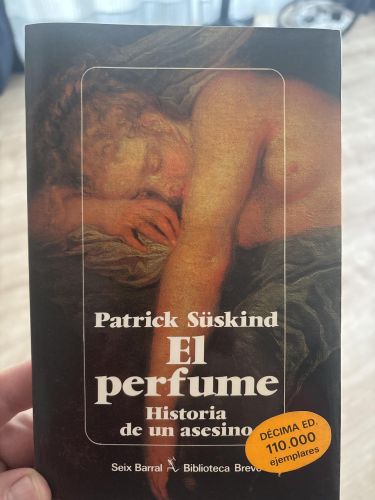 Portada del libro de El Perfume 