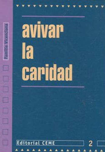 Portada del libro de Avivar la caridad 2