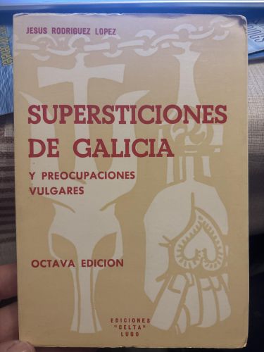 Portada del libro de Supersticiones de Galicia y preocupaciones vulgares