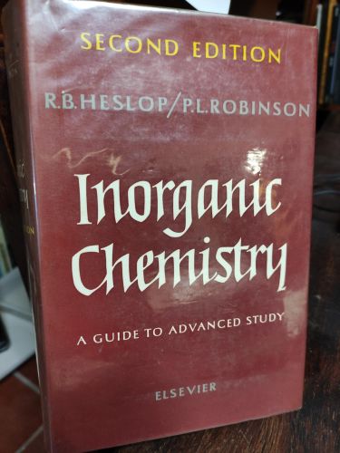 Portada del libro de INORGANIC CHEMISTRY R.B. HESLOP / P.L ROBINSON