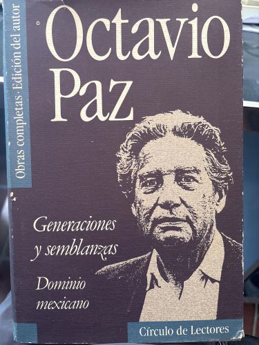 Portada del libro de Generaciones y semblantes. Dominio mexicano