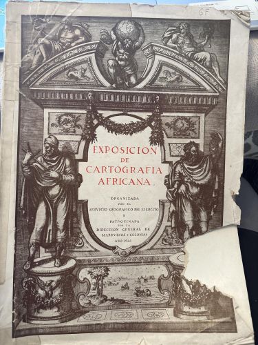 Portada del libro de EXPOSICION DE CARTOGRAFIA AFRICANA