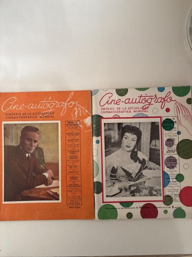 Portada del libro de Cine-autografo numero 14 y 11