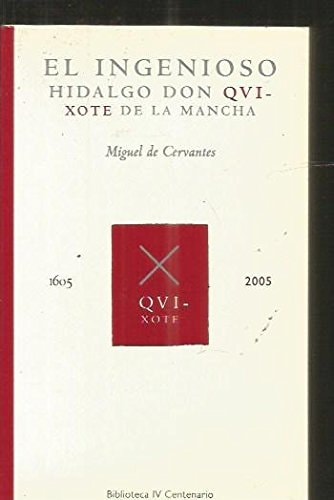 Portada del libro de El Ingenioso Hidalgo Don Quixote De La M