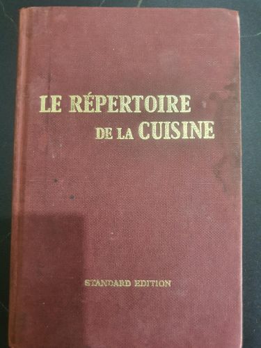 Le répertoire de la cuisine