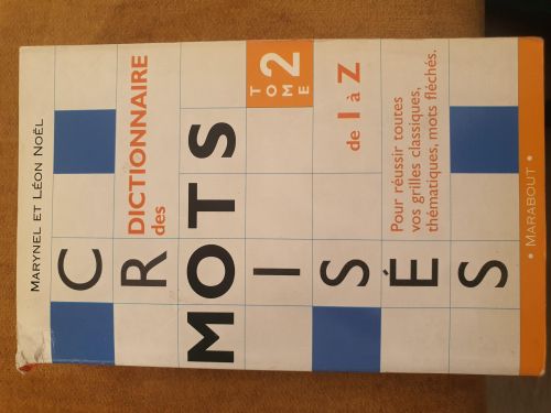 Dictionnaire des mots croisés