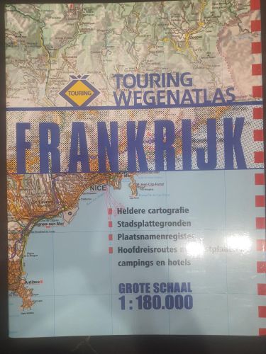 Touring wegenatlas Frankrijk 1:180.000