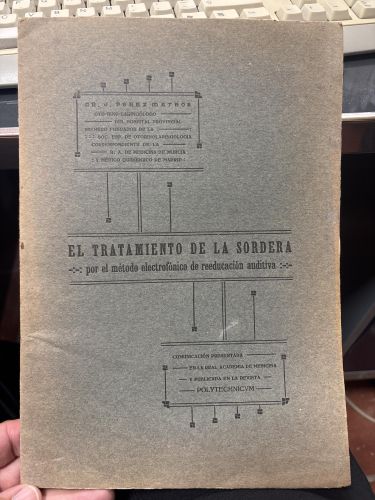EL TRATRAMIENTO PARA LA SORDERA DR. JOSE PEREZ MATEOS