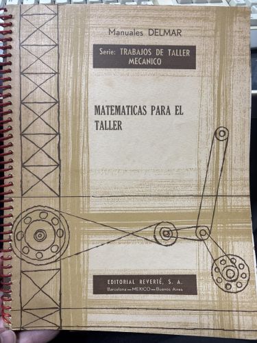 MATEMATICAS PARA EL TALLER. MANUALES DELMAR
