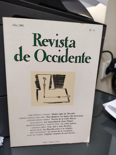 REVISTA DE OCCIDENTE Nº 3