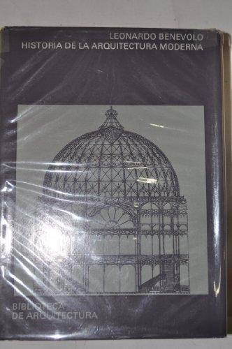 Portada del libro de HISTORIA DE LA ARQUITECTURA MODERNA BENEVOLO, LEONARDO