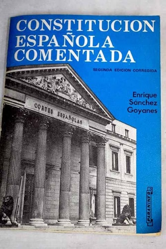 Constitución española comentada