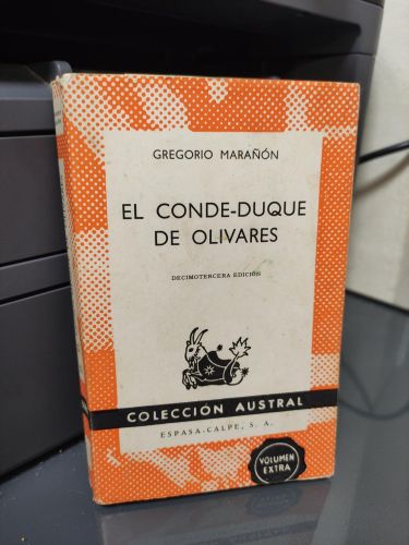 Portada del libro de EL CONDE-DUQUE DE OLIVARES COLECCION AUSTRAL