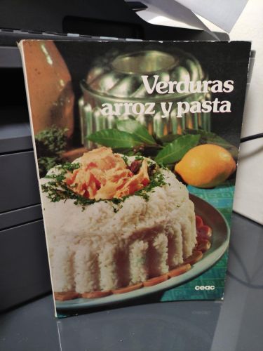 Portada del libro de Verduras, arroz y pasta
