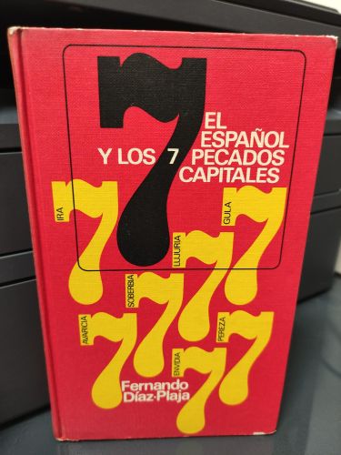 EL ESPAÑOL Y LOS 7 PECADOS CAPITALES FERNANDO DIAZ PLAJA