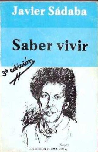 Portada del libro de SABER VIVIR SADABA, JAVIER