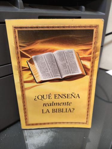 Portada del libro de ¿ QUE ENSEÑA REALMENTE LA BIBLIA ?