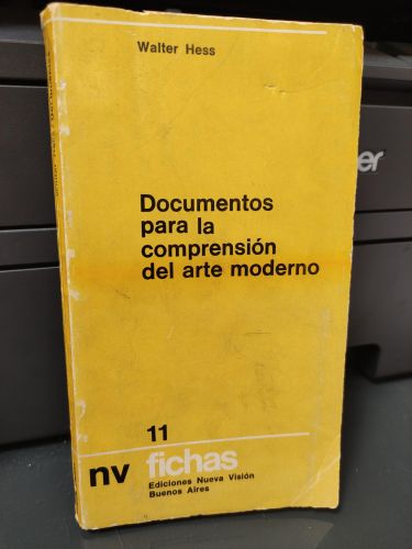 DOCUMENTOS PARA LA COMPRENSION DEL ARTE MODERNO EDICIONES NUEVA VISION
