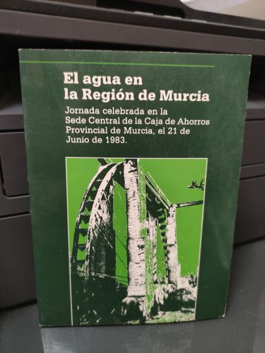 Portada del libro de EL AGUA EN LA REGION DE MURCIA