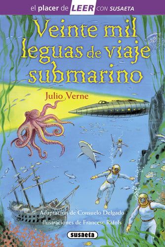 Veinte Mil Leguas de Viaje Submarino Leer con Susaeta - Nivel 4