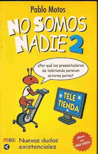 Portada del libro de NO SOMOS NADIE -2