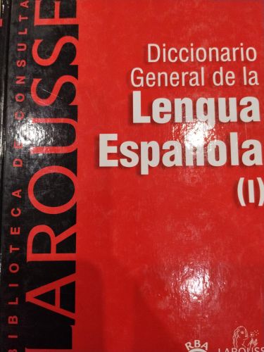 Diccionario general de la lengua española VOL I