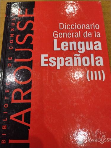 Diccionario general de la lengua española VOL III