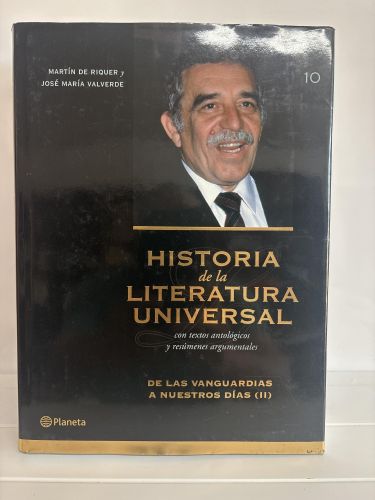 HISTORIA DE LA LITERATURA UNIVERSAL. DE LAS VANGUARDIAS A NUESTROS DÍAS (II)