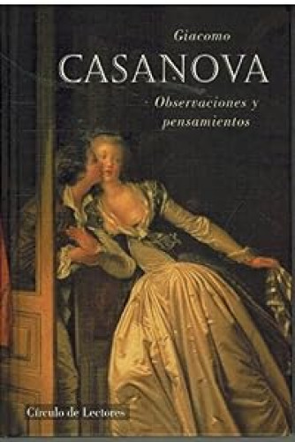 Portada del libro de Observaciones y pensamientos