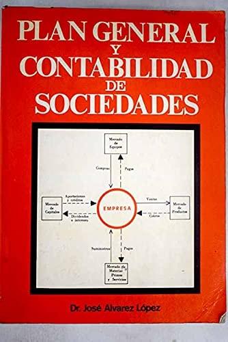 Portada del libro de PLAN GENERAL Y CONTABILIDAD DE SOCIEDADES [PAPERBACK] ÁLVAREZ LÓPEZ, JOSÉ