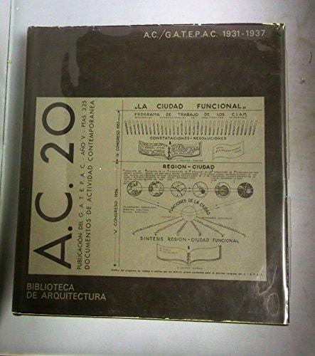Portada del libro de AC-GATEPAC, 1931-1937 (BIBLIOTECA DE ARQUITECTURA) AA.VV.