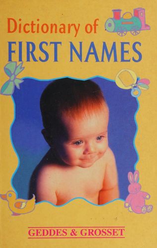 Portada del libro de DICTIONARY OF FIRST NAMES UNKOWN