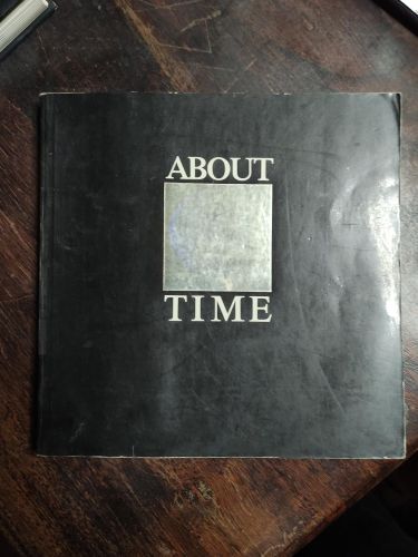 Portada del libro de ABOUT TIME BERGER, JOHN AND ROWLENCE, CHRISTOPHER