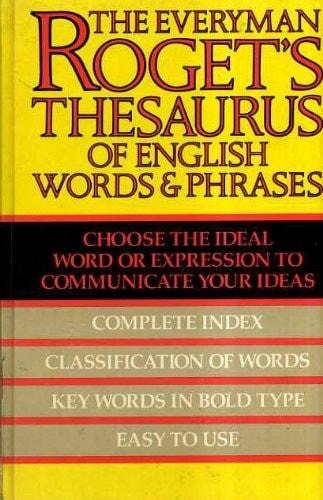 Portada del libro de THESAURUS OF ENGLISH WORDS AND PHRASES ROGET, PETER MARK AND BROWNING, D.C.