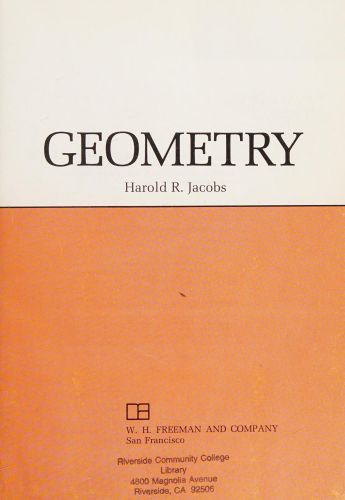 Portada del libro de GEOMETRY JACOBS, HAROLD R.