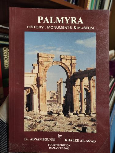 Portada del libro de PALMYRA: HISTORY, MONUMENTS & MUSEUM