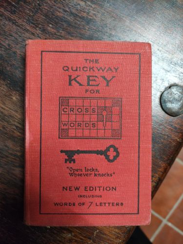 Portada del libro de THE QUICKWAY KEY FOR CROSSWORDS [PAPERBACK]