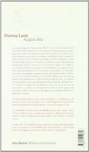 Portada del libro de ACQUA ALTA (BIBLIOTECA FORMENTOR) [PAPERBACK] LEON, DONNA