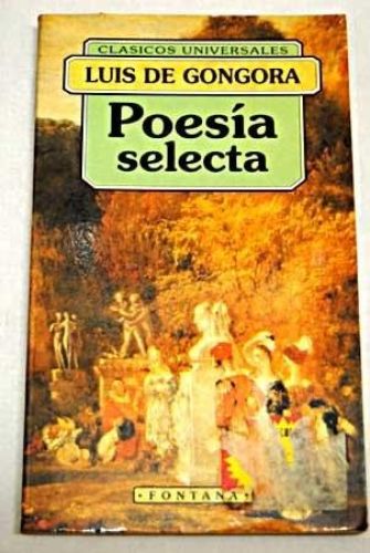 Portada del libro de POESIA SELECTA GONGORA, LUIS DE