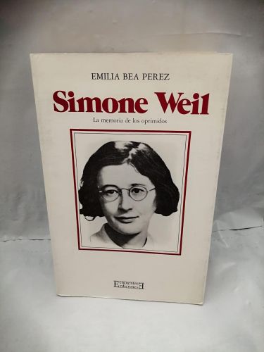 Portada del libro de SIMONE WEIL